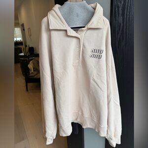 Miu Miu Oversized Cotton Sweater